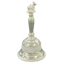 925 Sterling Silver Hallmarked Nandi Handle Puja Bell - Style