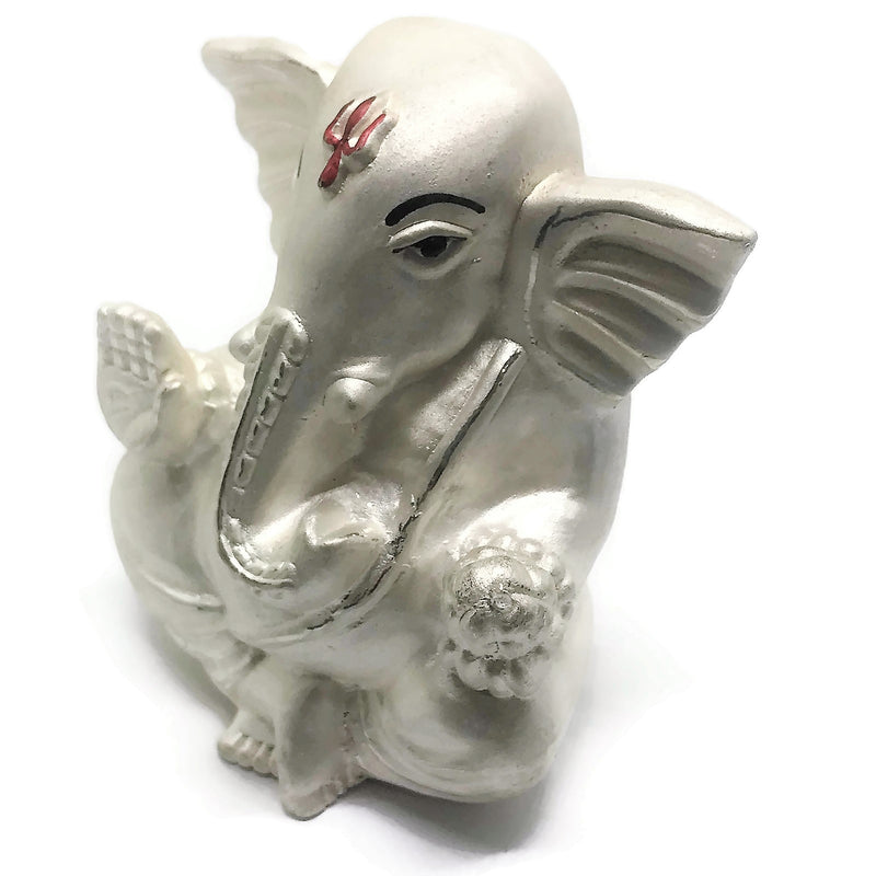 999 Pure Silver Handmade Ganesh / Ganpathi idol / Statue / Murti (Figurine