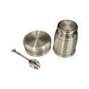 999 Pure Silver Hallmarked 250ml Glass, 200ml Bowl & Spoon for Kids - Designer Set