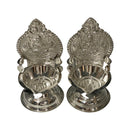 925 Sterling Silver Hallmarked 30ml Capacity Lakshmi / Kamakshi Deepak (Diya) Pair