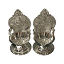 925 Sterling Silver Hallmarked 20ml Capacity Lakshmi / Kamakshi Deepak (Diya) Pair
