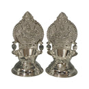 925 Sterling Silver Hallmarked 15ml Capacity Lakshmi / Kamakshi Deepak (Diya) Pair