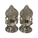 925 Sterling Silver Hallmarked 30ml Capacity Lakshmi / Kamakshi Deepak (Diya) Pair