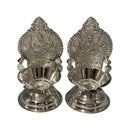 925 Sterling Silver Hallmarked 20ml Capacity Lakshmi / Kamakshi Deepak (Diya) Pair