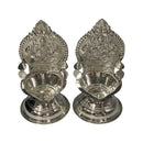 925 Sterling Silver Hallmarked 40ml Capacity Lakshmi / Kamakshi Deepak (Diya) Pair