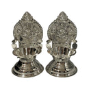925 Sterling Silver Hallmarked 40ml Capacity Lakshmi / Kamakshi Deepak (Diya) Pair