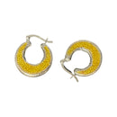 925 Sterling Silver Earrings / hoop - Design