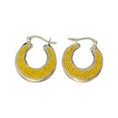 925 Sterling Silver Earrings / hoop - Design