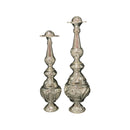 925 Sterling Silver Hallmarked Hand Engraved Rose Water Sprinkler / Paneer Sombu