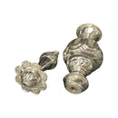 925 Sterling Silver Hallmarked Hand Engraved Rose Water Sprinkler / Paneer Sombu