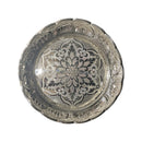 925 Sterling Silver Designer Hallmarked Large Puja Plate with Elephant Stand - Style