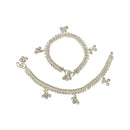 700 Silver Kids Traditional Designer Mango Anklet - Style