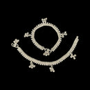 700 Silver Kids Traditional Designer Mango Anklet - Style
