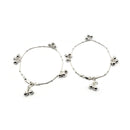 925 Sterling Silver Kids 1.0 mm Snake Chain Anklet - Style