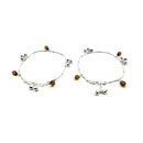 925 Sterling Silver Kids 1.0 mm Snake Chain Designer Anklet - Style