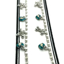 925 Sterling Silver Designer Fancy Anklet  - Style