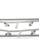 925 Sterling Silver Kids Fancy Anklet - Style