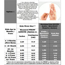 925 Sterling Silver New Born / Toddler Kids Black Beads Kada - Style