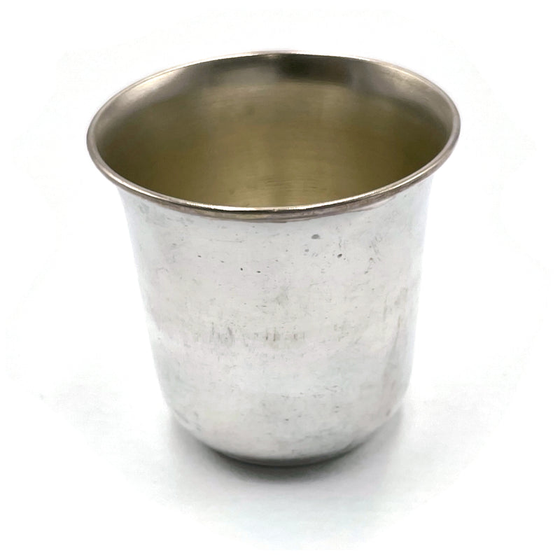 800 Silver 1.75 Inch Small Puja Glass  - Style