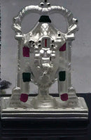999 Pure Silver Tirupathi Balaji idol - 1.25-inch Tall Statue / Murthi (Figurine