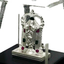 999 Pure Silver Tirupathi Balaji idol - 1.25-inch Tall Statue / Murthi (Figurine