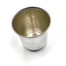 800 Silver 1.75 Inch Small Puja Glass  - Style