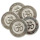 999 Pure Silver Ganesha Lakshmi / Laxmi 20 gram Coins (Pack of 5 Coins)