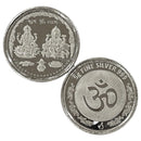 999 Pure Silver Ganesha Lakshmi / Laxmi 5 Gram Coin - Figurine