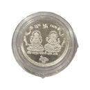 999 Pure Silver Ganesha Lakshmi / Laxmi 5 Grams Coin - Figurine