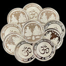 999 Pure Silver Ganesha Lakshmi / Laxmi 5 gram Coin (Pack of 10 Coins)-Figurine