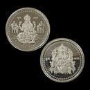 999 Pure Silver Ganesha Lakshmi / Laxmi Coin 10 Gram Sealed Pair Set - Figurine