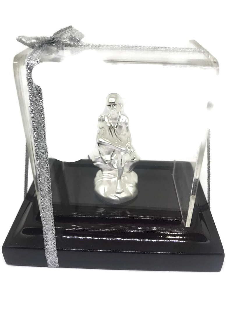 999 Pure Silver Shirdi Saibaba idol / Statue / Murti (Figurine