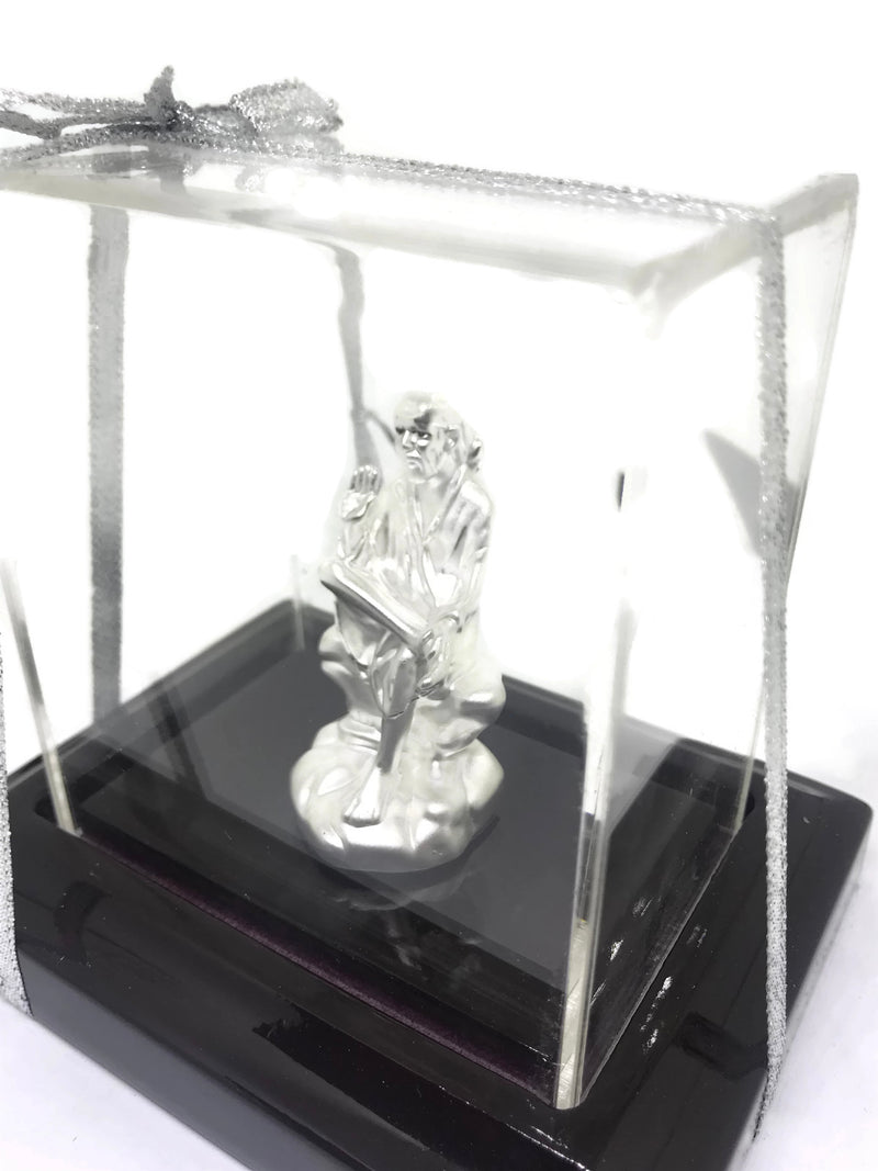 999 Pure Silver Shirdi Saibaba idol / Statue / Murti (Figurine