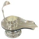 925 Sterling Silver Shiva Lingam Base (Figurine