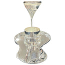 925 Sterling Silver Shiva Lingam Base (Figurine