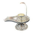 925 Sterling Silver Shiva Lingam Base (Figurine