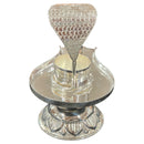 925 Sterling Silver Shiva Lingam Base (Figurine