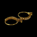 750 Eighteen Karat (18K) Kids Round-shaped Studded Hoops -Style