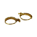 750 Eighteen Karat (18K) Kids Round-shaped Studded Hoops -Style