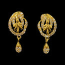 916 Twenty Two Karat (22K) Gold Studded Earrings -Style