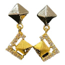 916 Twenty Two Karat (22K) Gold Studded Kids Earrings -Style