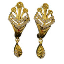 916 Twenty Two Karat (22K) Gold Studded Earrings -Style