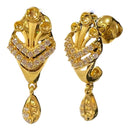 916 Twenty Two Karat (22K) Gold Studded Earrings -Style