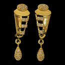 916 Twenty Two Karat (22K) Gold Studded Earrings -Style