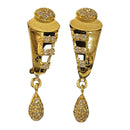916 Twenty Two Karat (22K) Gold Studded Earrings -Style