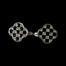 925 Sterling Silver CZ Studded Earrings - Design