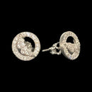 925 Sterling Silver CZ Studded Stud - Design