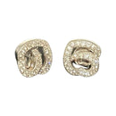 925 Sterling Silver CZ Studded Stud - Design