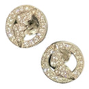 925 Sterling Silver CZ Studded Stud - Design