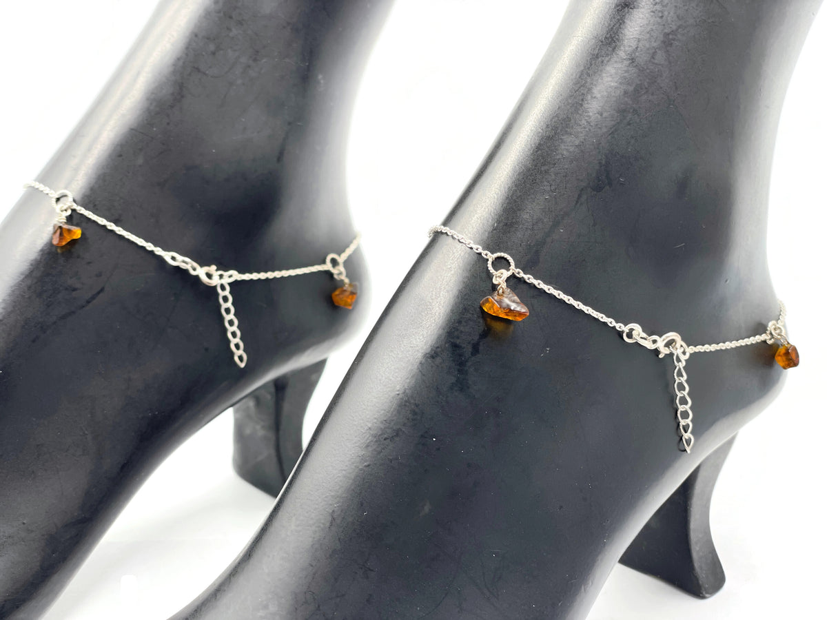 925 Sterling Silver Anklet - #85